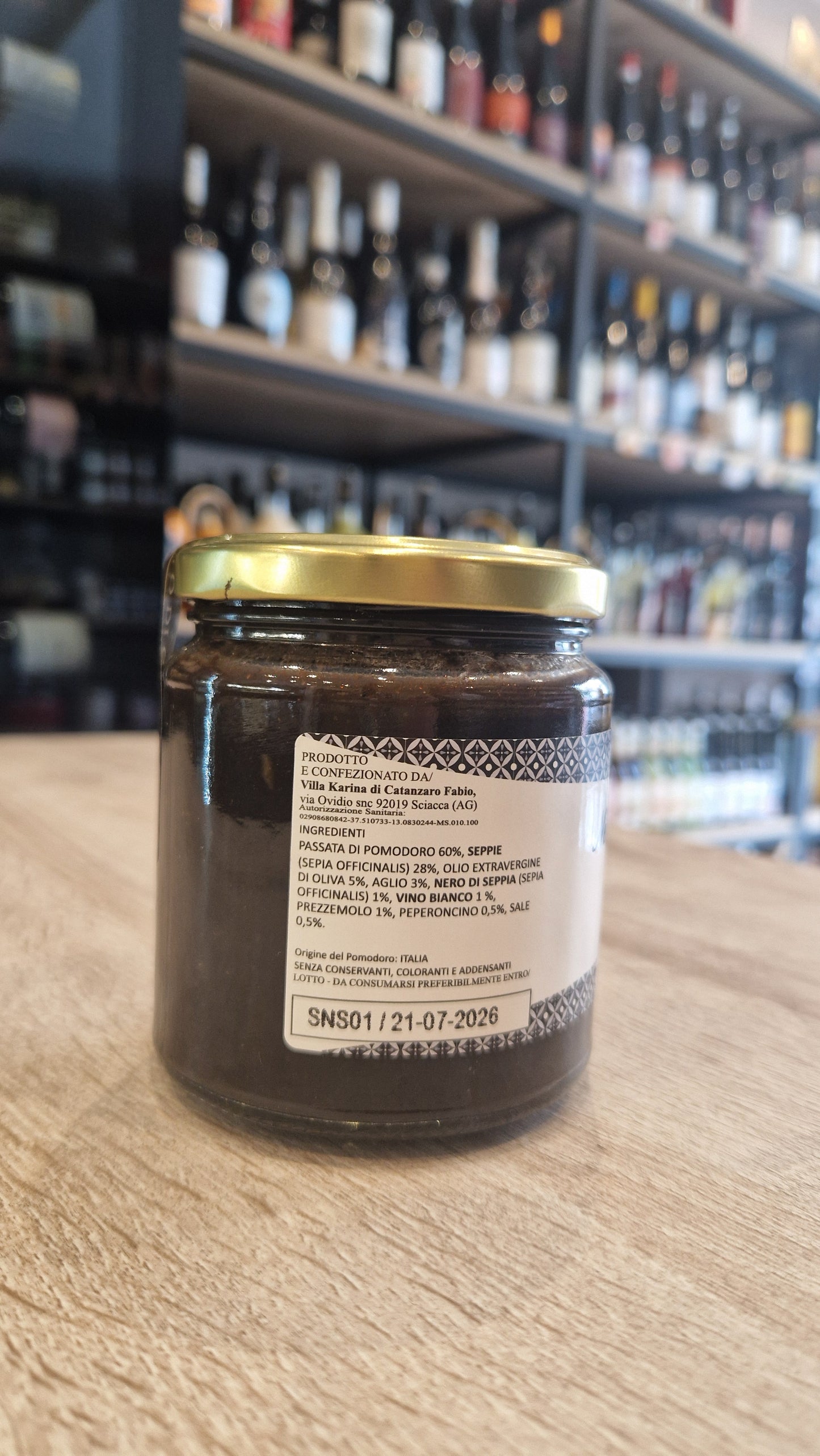 Sugo al Nero di Seppia