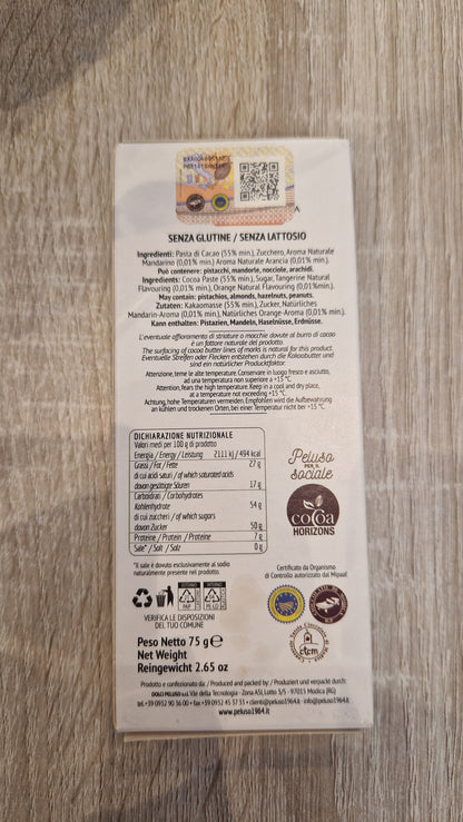 Cioccolato di Modica IGP agli Agrumi – Peluso 1964