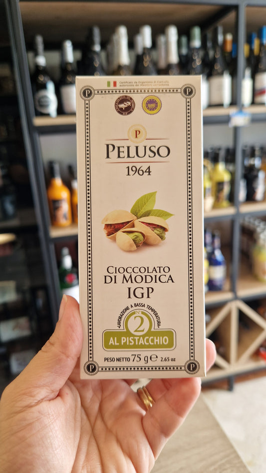 Cioccolato di Modica IGP al Pistacchio – Peluso 1964