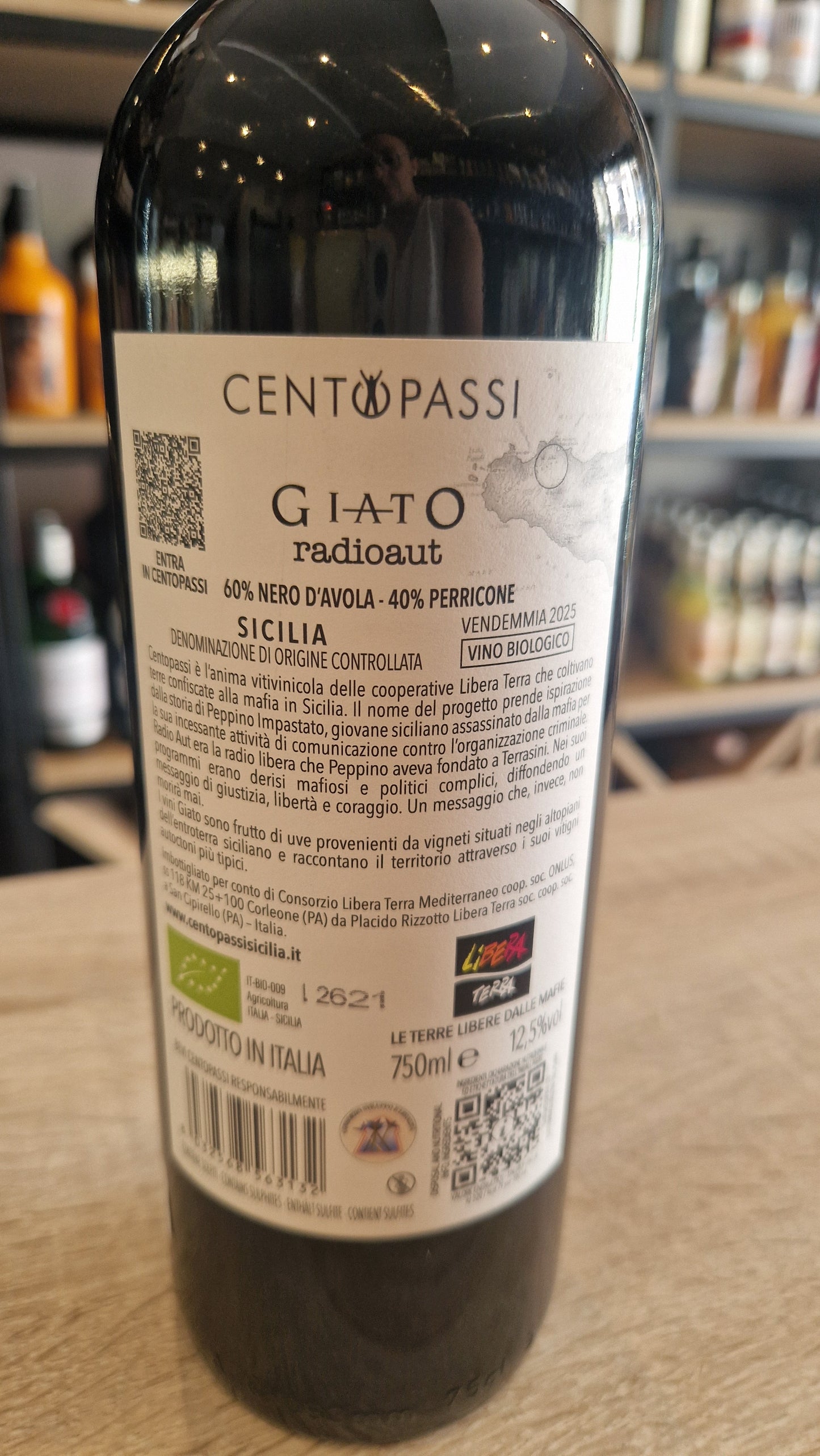 Centopassi Giato Radioaut – Nero d’Avola e Perricone DOC Sicilia