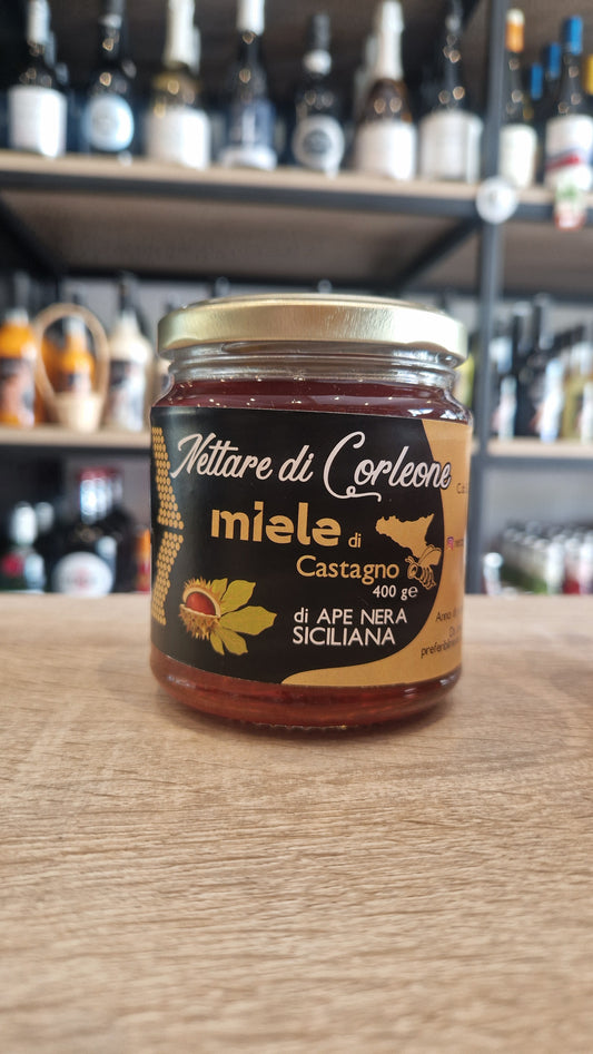 Miele di Castagno di Ape Nera Siciliana – Nettare di Corleone